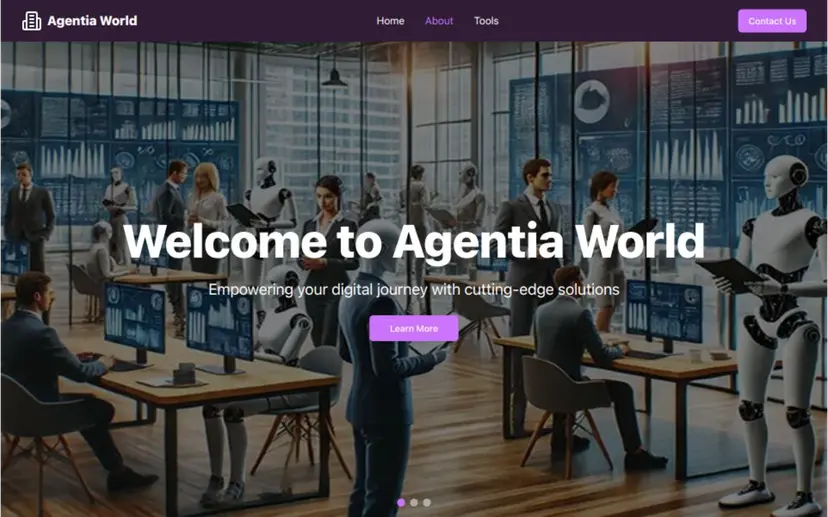 Agentia world Website